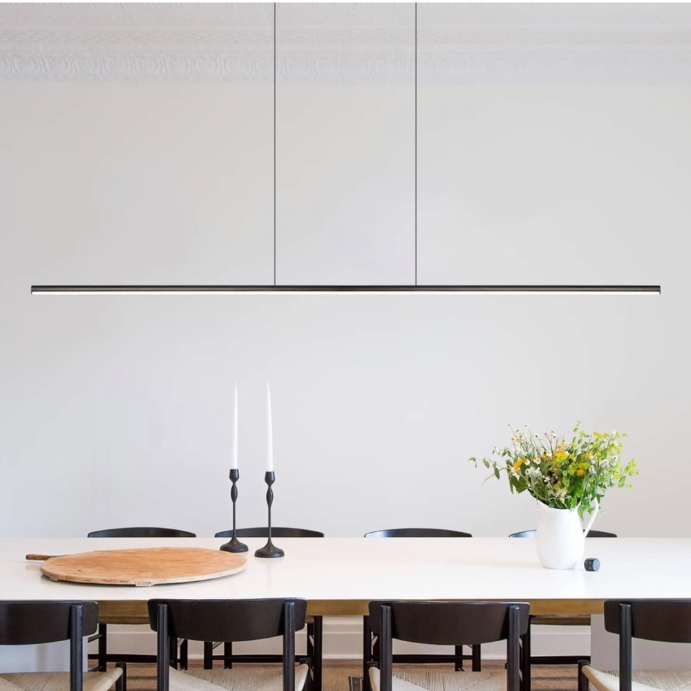 New Kitchen Island Pendant Lighting 47.24 Inch Linear Light Fixture Chandelier
